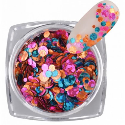 Master Gel Polkadot Mix Glitter 2M Beauty Nr. 06