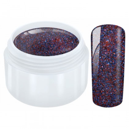 Gel Color MyNails Classic Glitter Red Blue